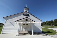 Lower Hickory Grove Baptist Church located west of Stearns Kentucky toward Barthell Coal Camp